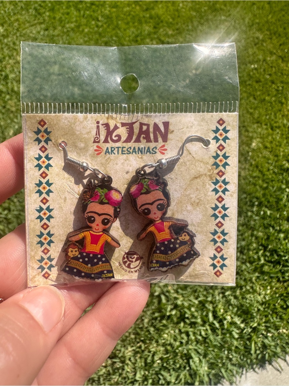 Frida Kahlo Earrings - Multicolor